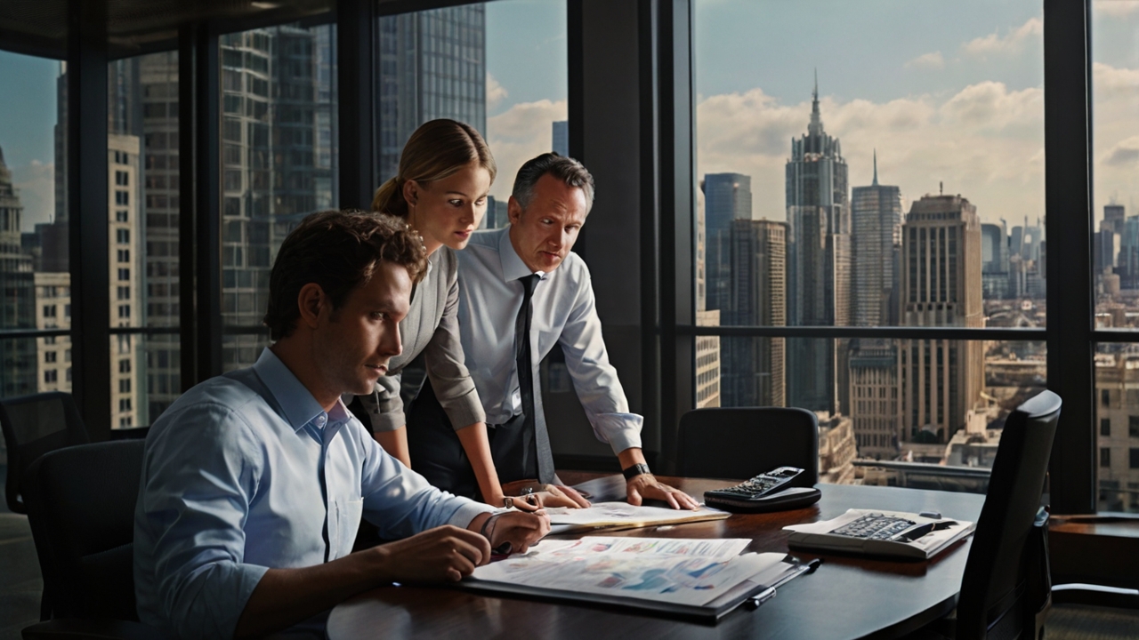 Finanzexperten bei der Arbeit
